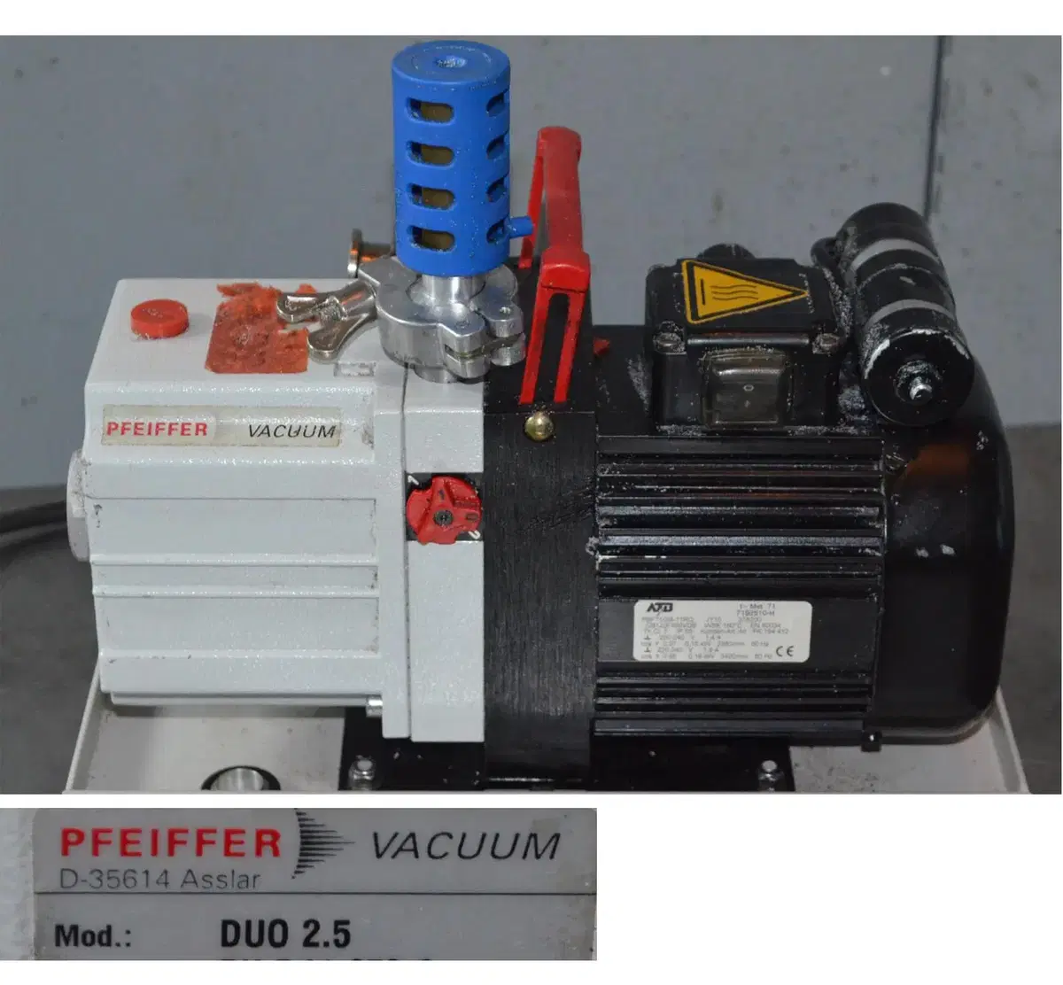 Pfeiffer DUO 2.5 Rotary Vane Vacuum Pump